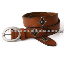 Prix ​​d&#39;usine 2015 Brown Leather Men Ceintures Designer Leather Mens Rivet Ceintures BC4564G-2